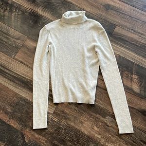 Grey Brandy Melville Turtle Neck Sweater